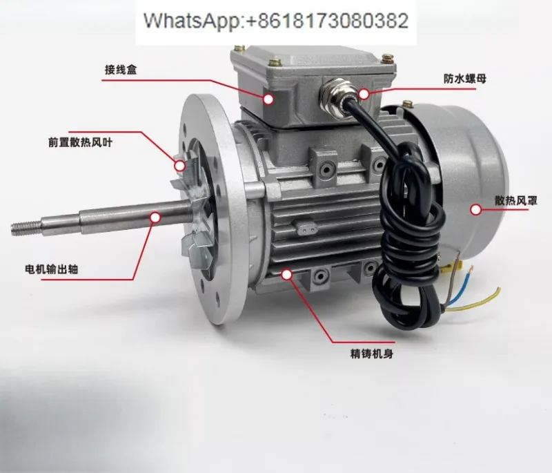 Durable and high-quality mechanical parts YY6312 fan 150W long shaft single-phase 2800 rpm motor, all copper wire 220V motor