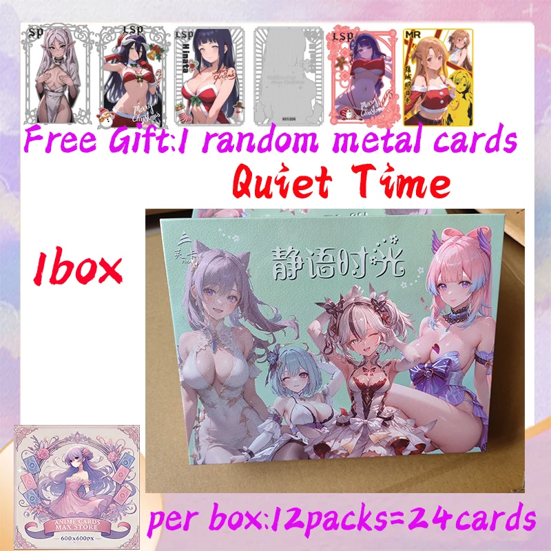 

2025 Newest Quiet Time Goddess Collection Card Hobby Game Card Waifu Box Doujin Booster Box Spicy Art Card Toy Gifts