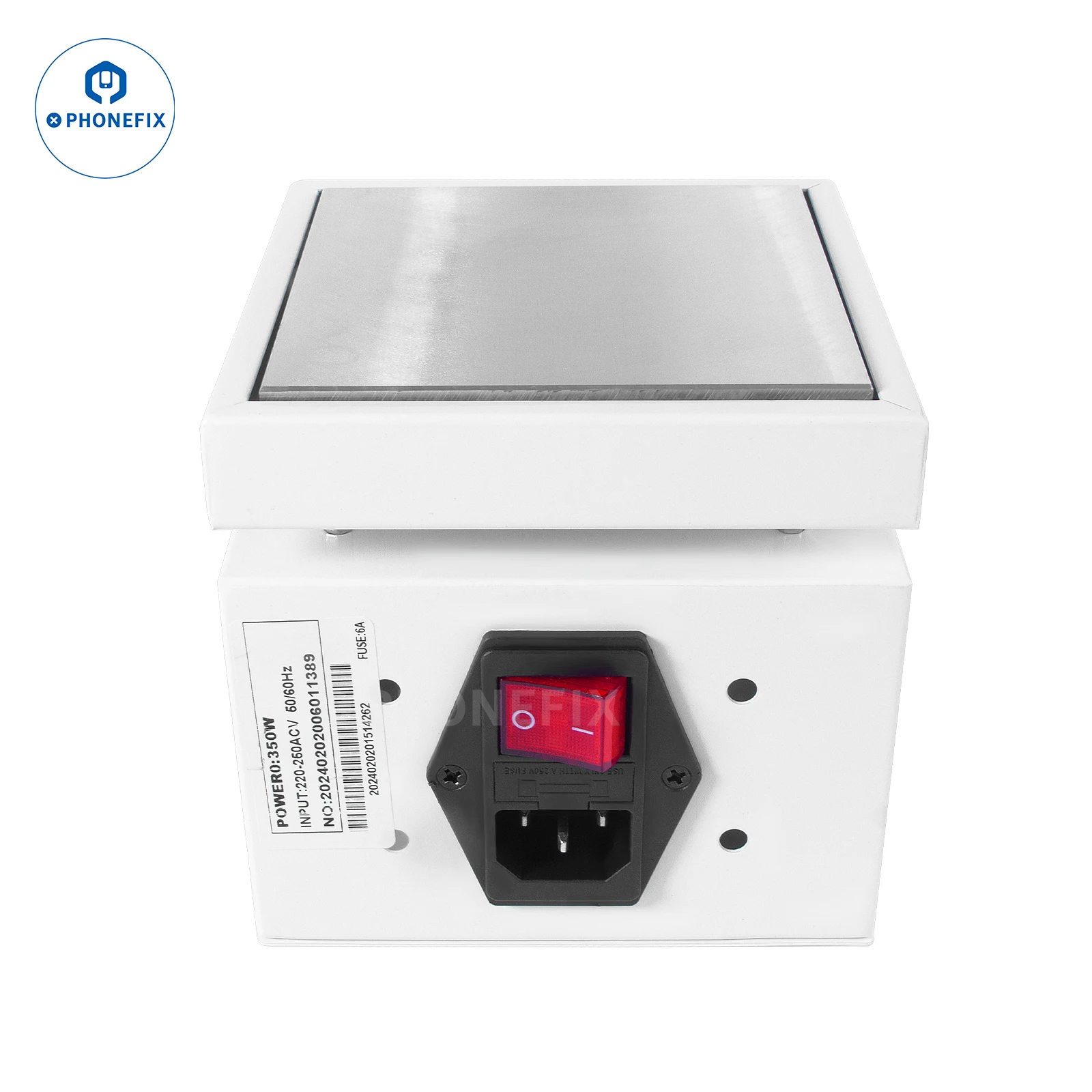 P-1010 400W Electronic Hot Plate Heating Platform LCD Digital Display Preheating Station Phone Touch Screen Separate Machine