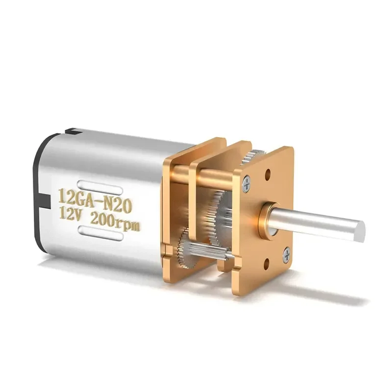 12mm Micro DC Geared Motor 3V 6V 12V Metal Gear Low Speed Motor GA12 N20 for Intelligent Car