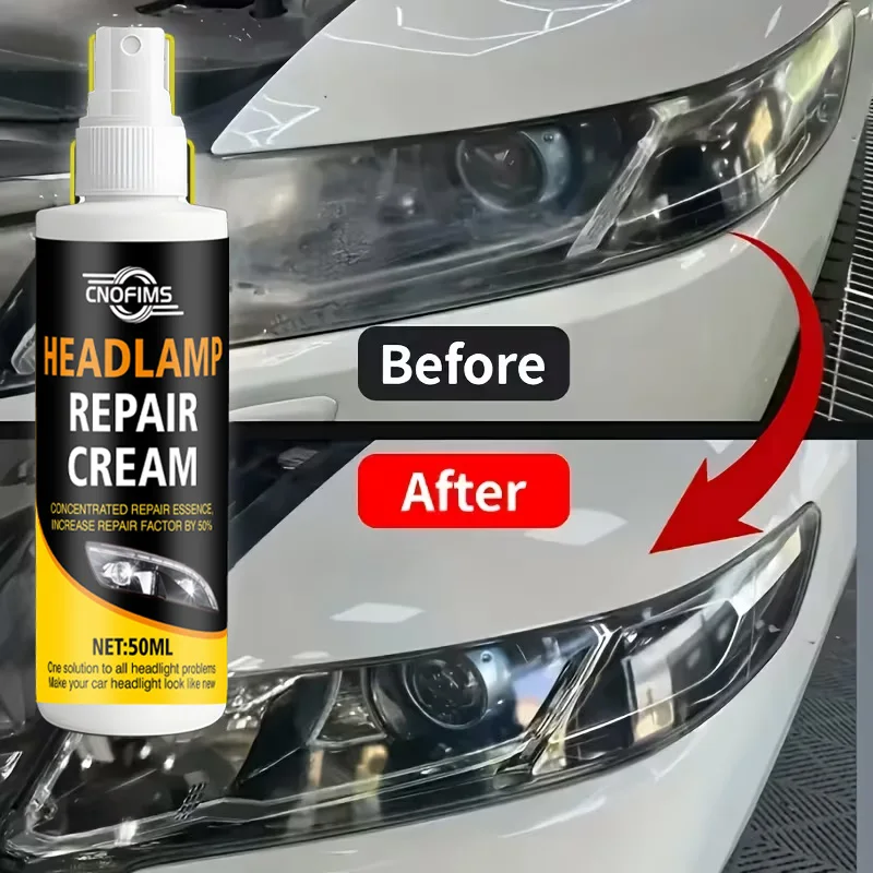 Professional Car Light Bulb Refurbishing Agent - Remove Scratches Restore Brightness Front & Rear Lights