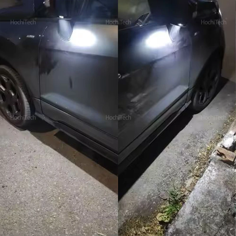 12V White Under Side Mirror Puddle Lights for Ford F150 F-150 Raptor Edge Explorer Flex Fusion for Lincoln Navigator Mark LT MKX view 6