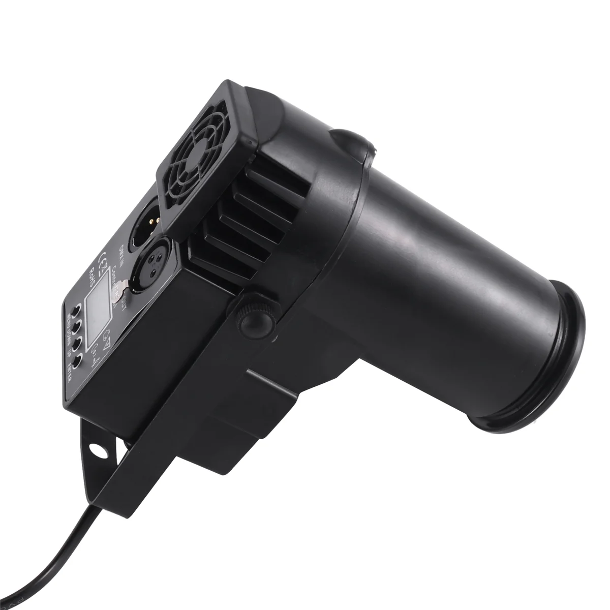 10W RGBW 4 in 1 DMX Full Color LED Spotlight Stage Light 6 Channel Atmosphere Light with Voice Control EU Plug