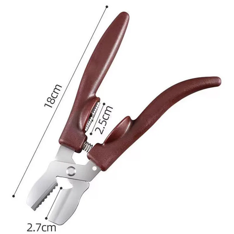 2 قطعة أداة قطع الكستناء متعددة الأغراض الجوز البقان الجوز المفرقع الكستناء قذيفة تقشير كليب البلاستيك الكستناء فتاحة و القاطع