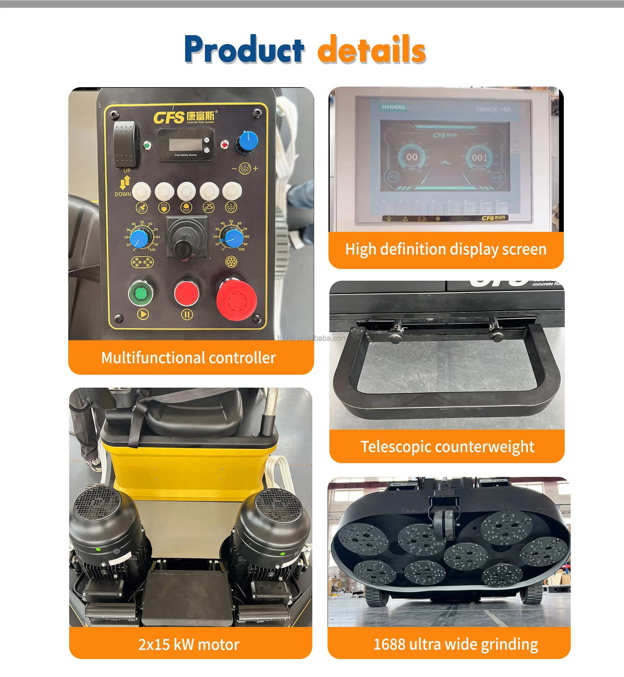 Recommend Genuine Innovative Design 380V 1600mm 1600Kg Marble Polishing Machine Floor