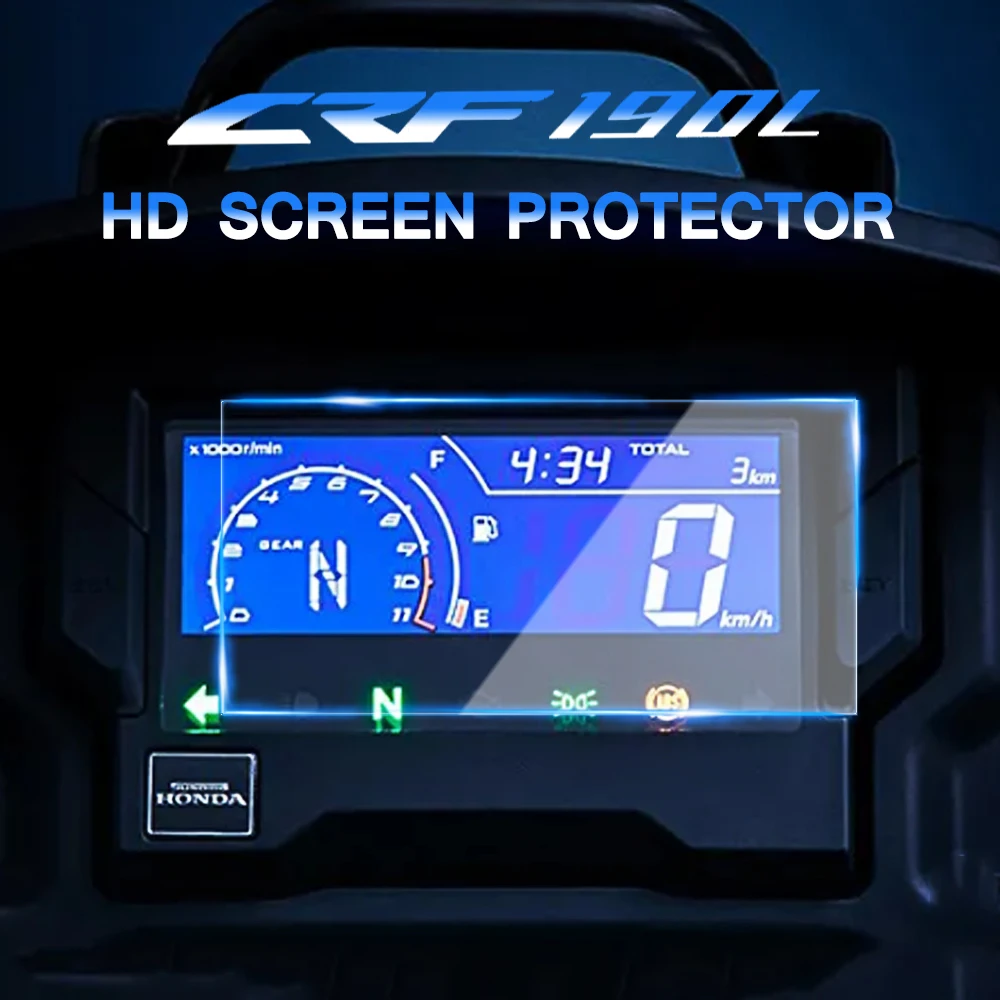 

For CRF190L CRF 190L Motorcycle cluster scratch protection film screen scratch protection film dashboard