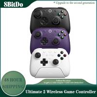 8BitDo Ultimate 2 Wireless Gaming Controller with Charging Dock, TMR Joystick 2.4G Gamepad for PC, Windows 10, 11, Android