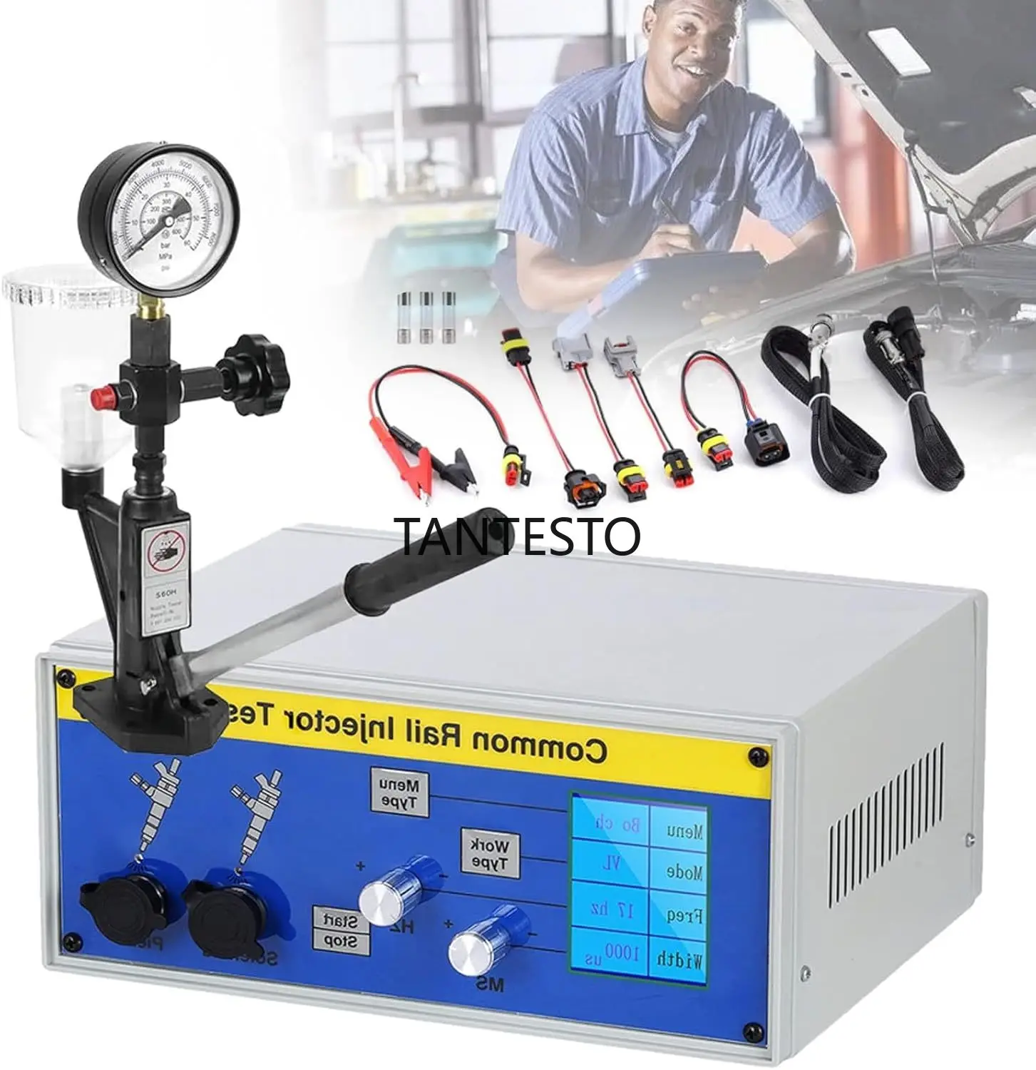 

CRIN Injector Tester S60H Injector Validator,Injector Check Device,Injection Tool,for Electromagnetic Injectors Repair Tols