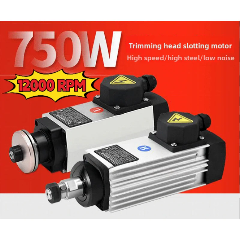 

Wovpower HSB12000 High-Speed 0.55kW Electric Spindle Motor 12000RPM, Three-Phase Asynchronous Motor for Edge Banding