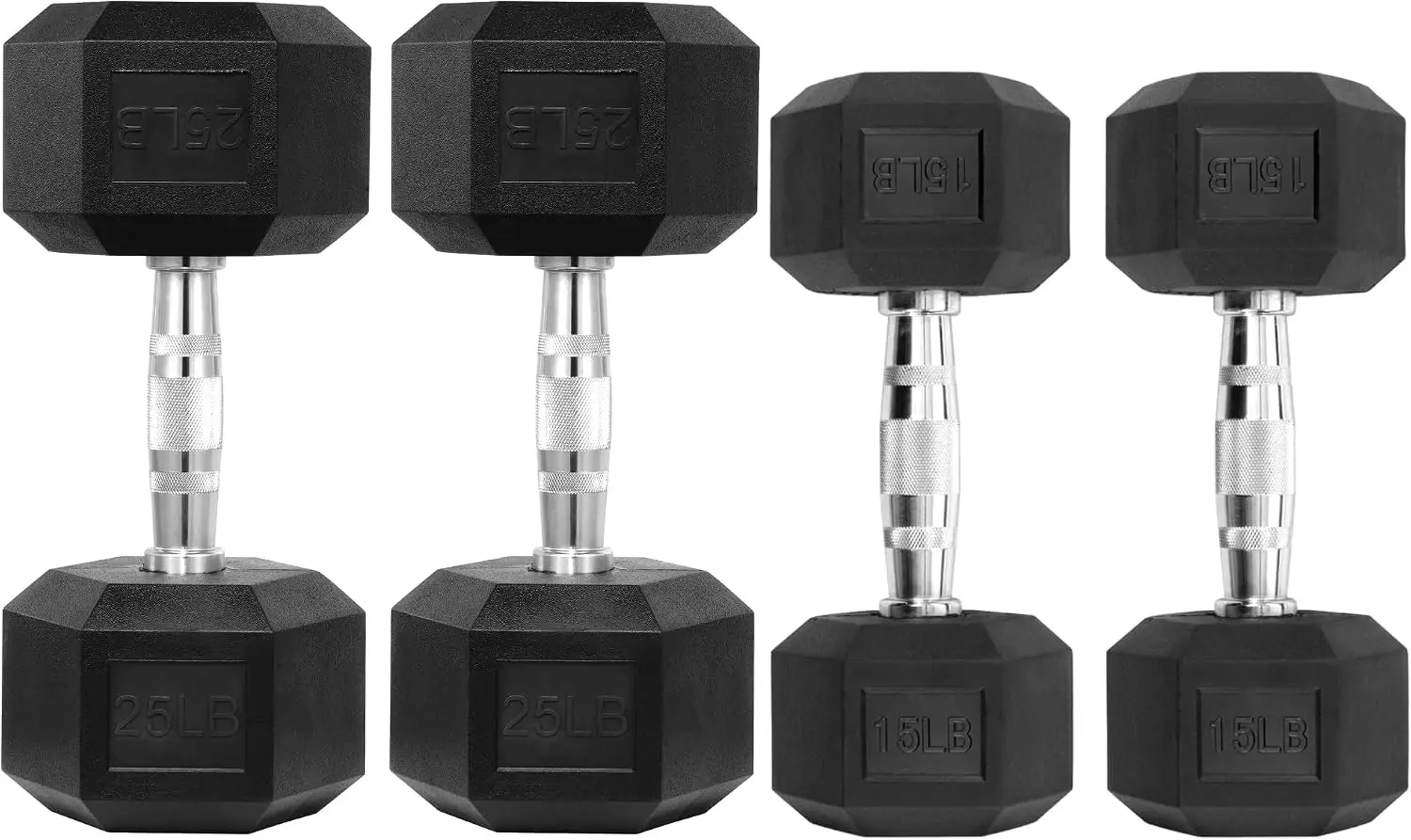 Grip Hex Dumbbell Rubber Hand Weight Ergonomic Home Gym