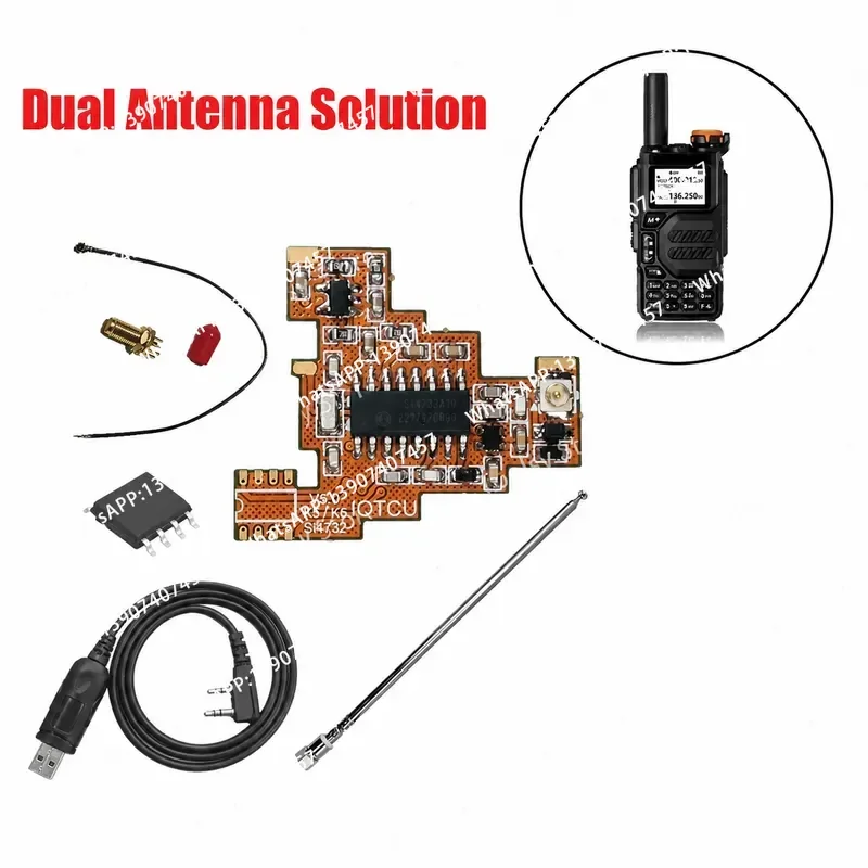Sale SI4732 V5.0 FPC Module+2M Chip+Antenna Full Kit for Quansheng UVK5 UVK6 HF Shortwave Full Band/Single Sideband Reception