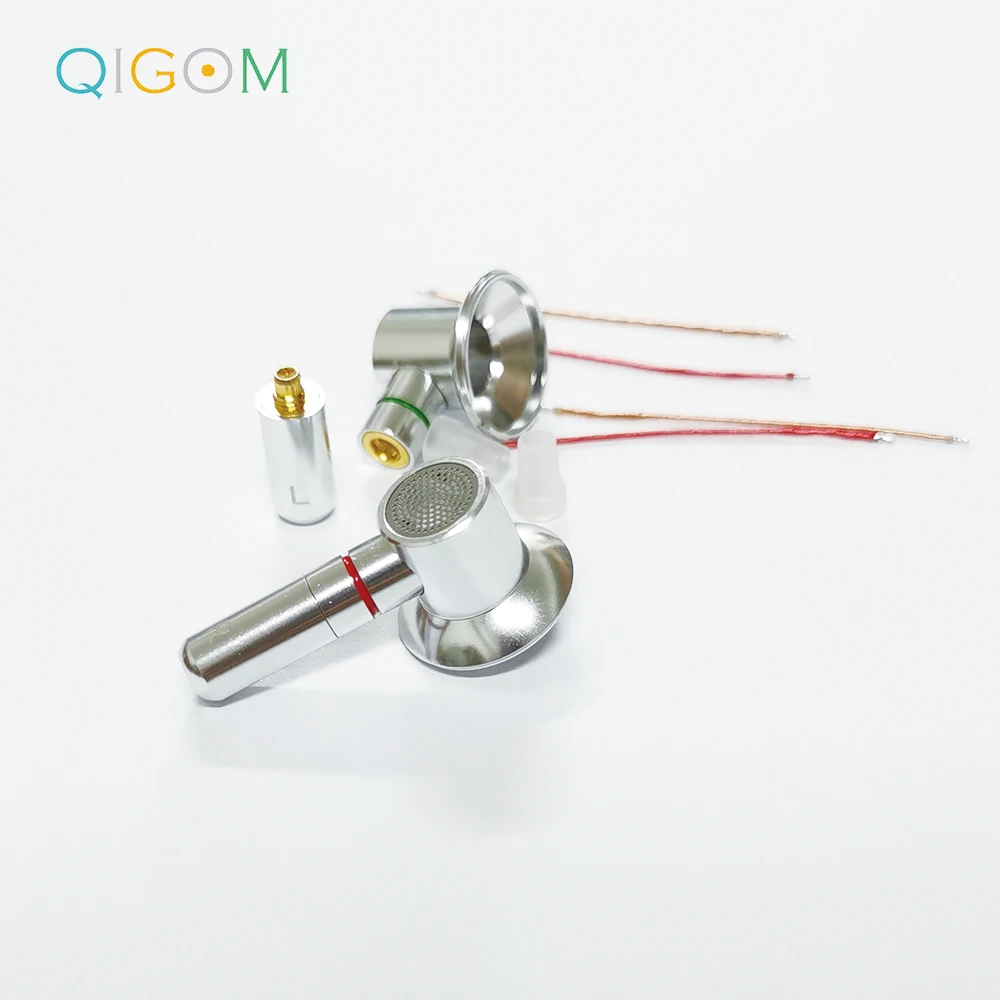 QIGOM 15.4mm and 14.8mm MMCX DIY Earphone Casing Shells Housing With Male Connectors