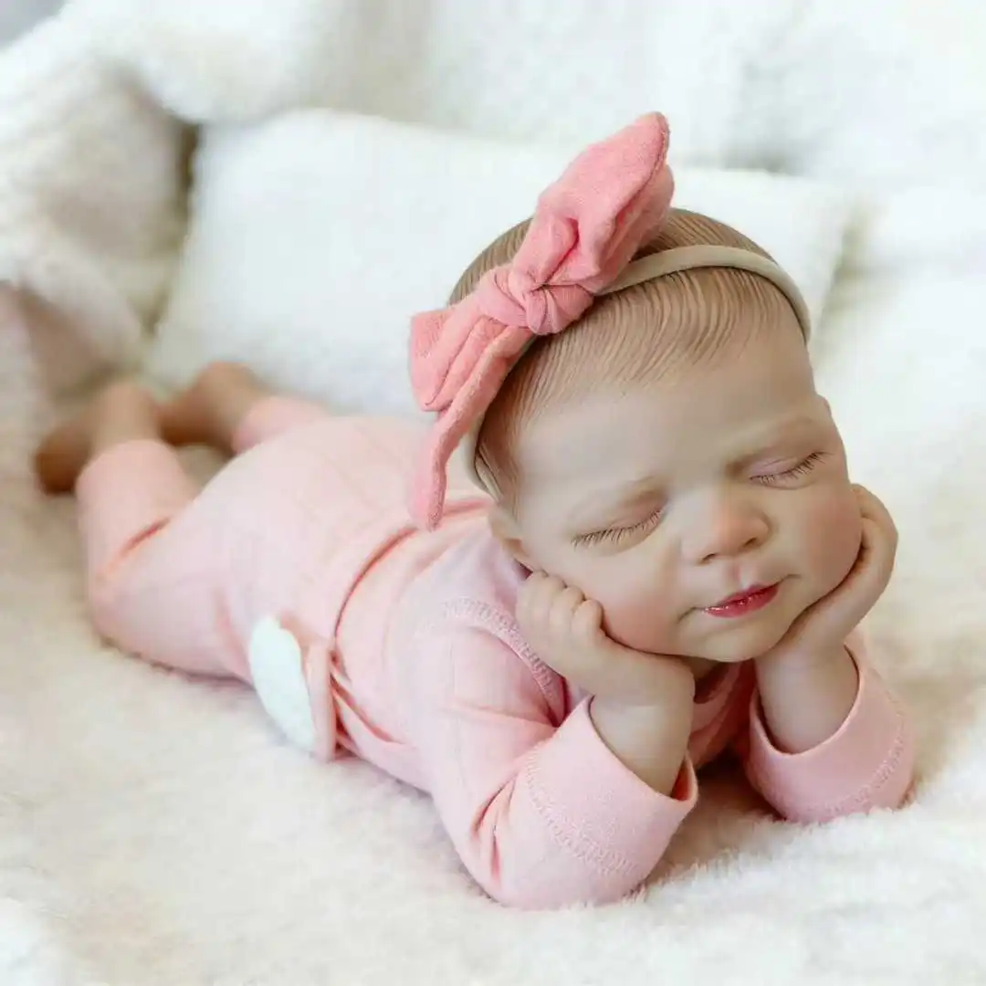 

18-inch 46cm rebirth doll companion sleep toy realistic baby gift