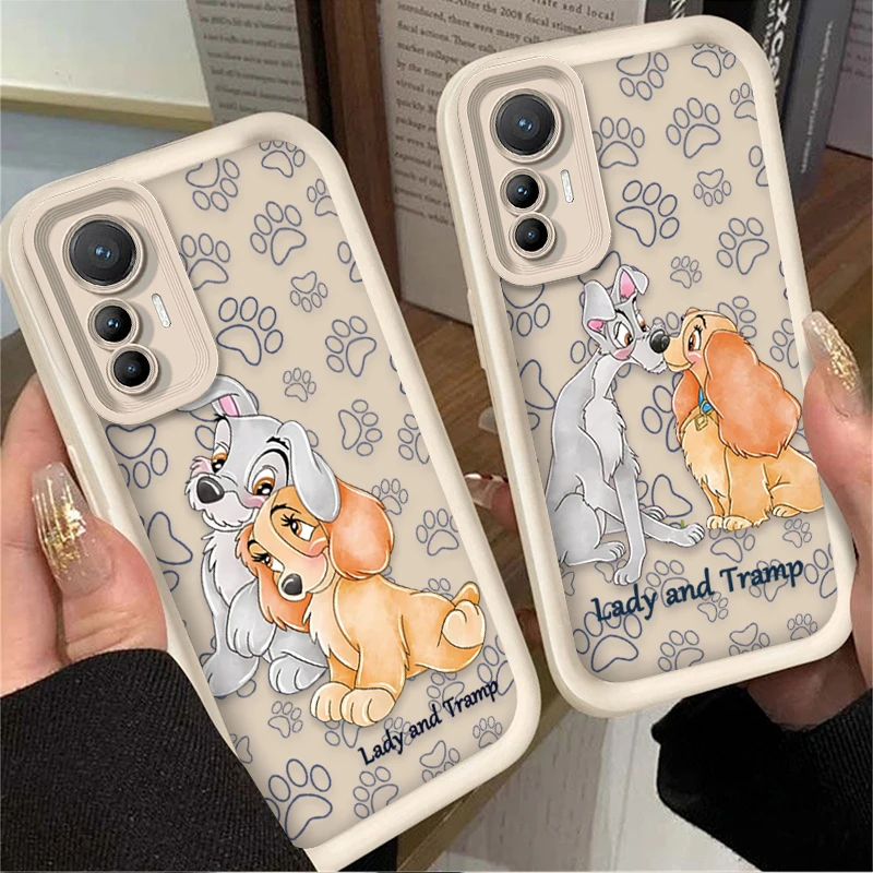 ديزني سيدة Tramp قضية الهاتف ل Xiaomi Poco F7 F6 F5 F4 F3 M5s C65 C75 C71 X7 X6 X5 X4 GT X3 NFC M7 M6 Pro 4G 5G غطاء ناعم