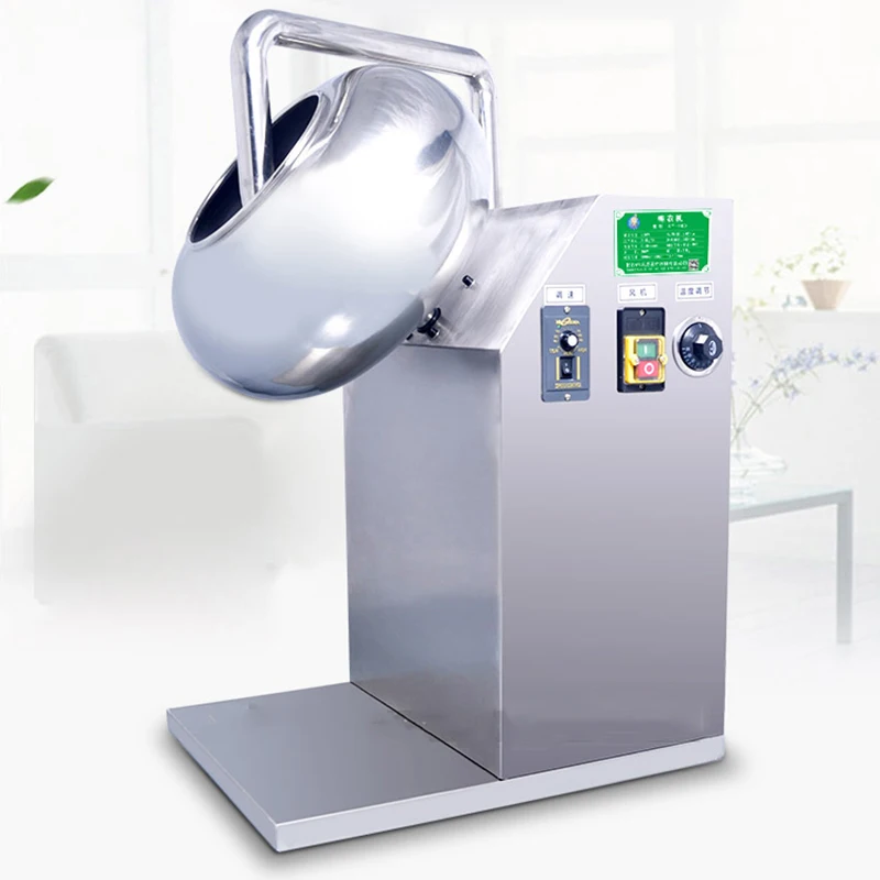 Stainless Steel Peanut Coating Machine Chocolate Panning Machine