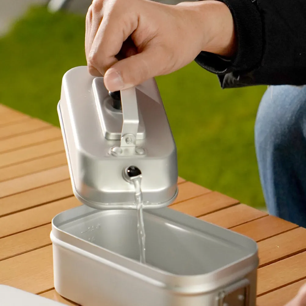 

Чайник из алюминиевого сплава для плиты, портативный, легкий, для кемпинга, с эргономичной ручкой, нержавеющий, для кипячения воды на газу