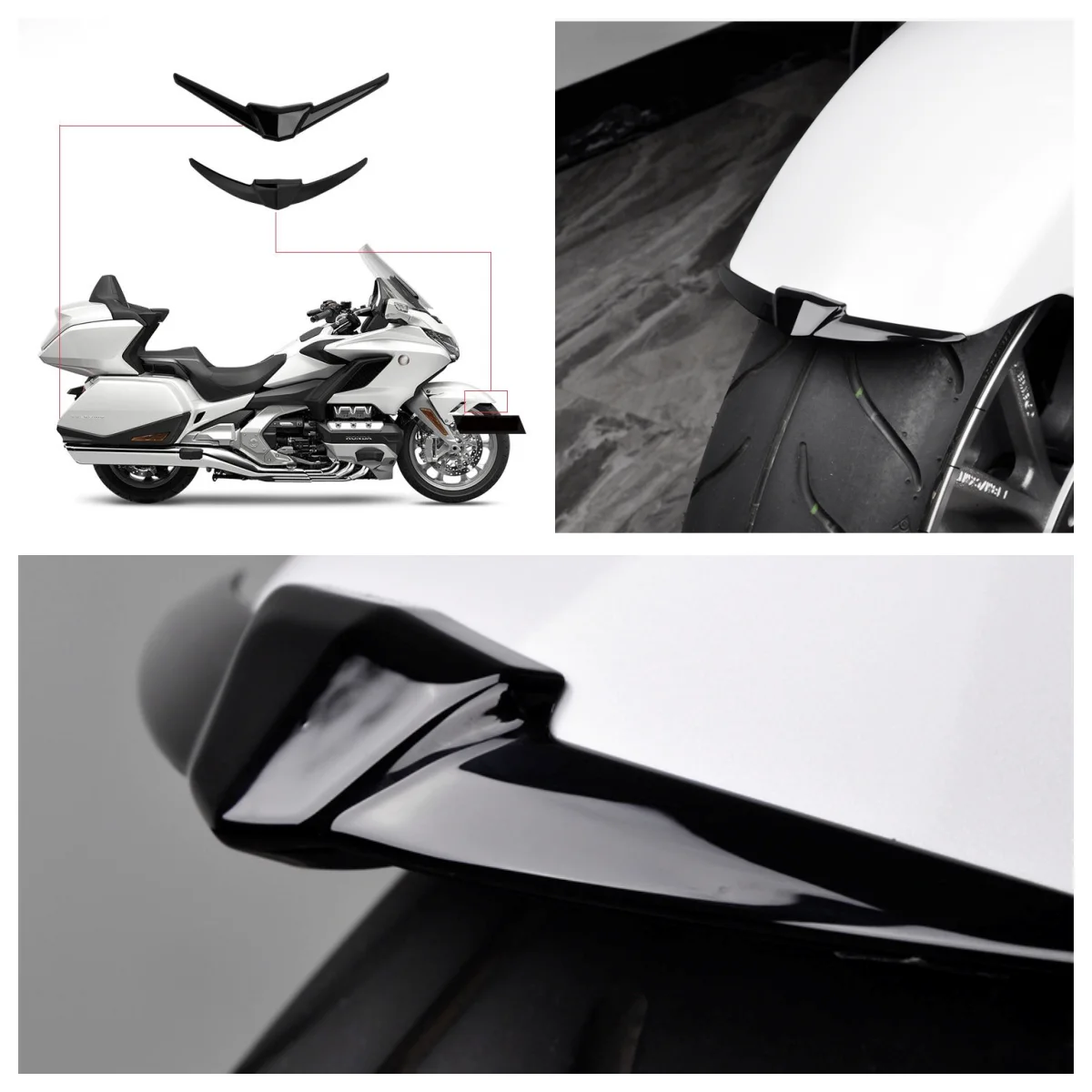 

panical suitable for Honda GoldWing GL1800 F6B 2018-2025 front wing tip decorative cover rear fender splash guard accessories