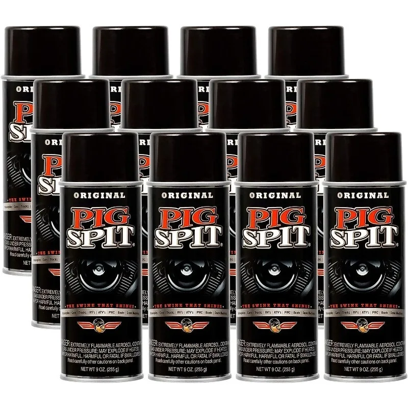 

Original Shine for Engines, Trim, Tires & Vinyl Restores Faded Black Plastic 9 oz. 12-Pack