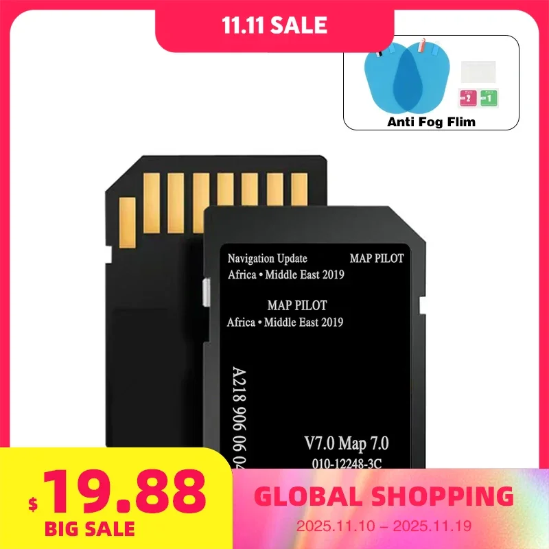 

Sat Nav Africa Middle East Map 8GB SD Card 2019 for Mercedes A B-class Car Navigation Garmin V7 SD Memory Card A2189060604 GPS