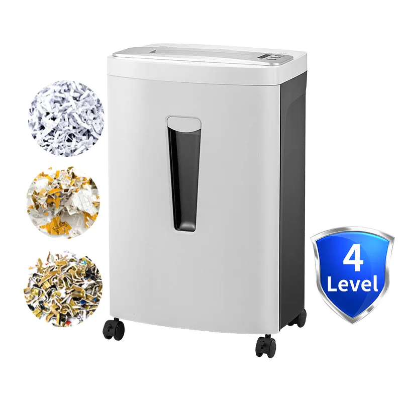 Household shredders running for 60 minutes, 33L fragile card CD level 4 confidential office commercial paper shredder