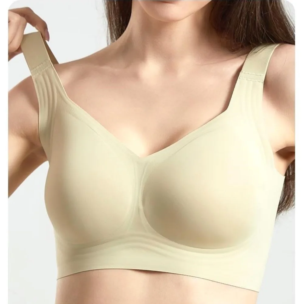 

No Trace No Steel Ring Women's Bras Large Chest Small Display Comfortable Breathable Upper Support Anti Sagging Adjustment Type