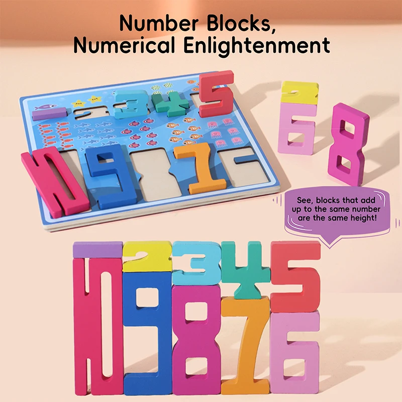 Drewniane Magnetyczne Litery i Cyfry Dwustronne Labirynty Edukacyjne Zabawki do Nauki Dopasowywania Kolorów Zabawki Montessori Prezenty dla Dzieci