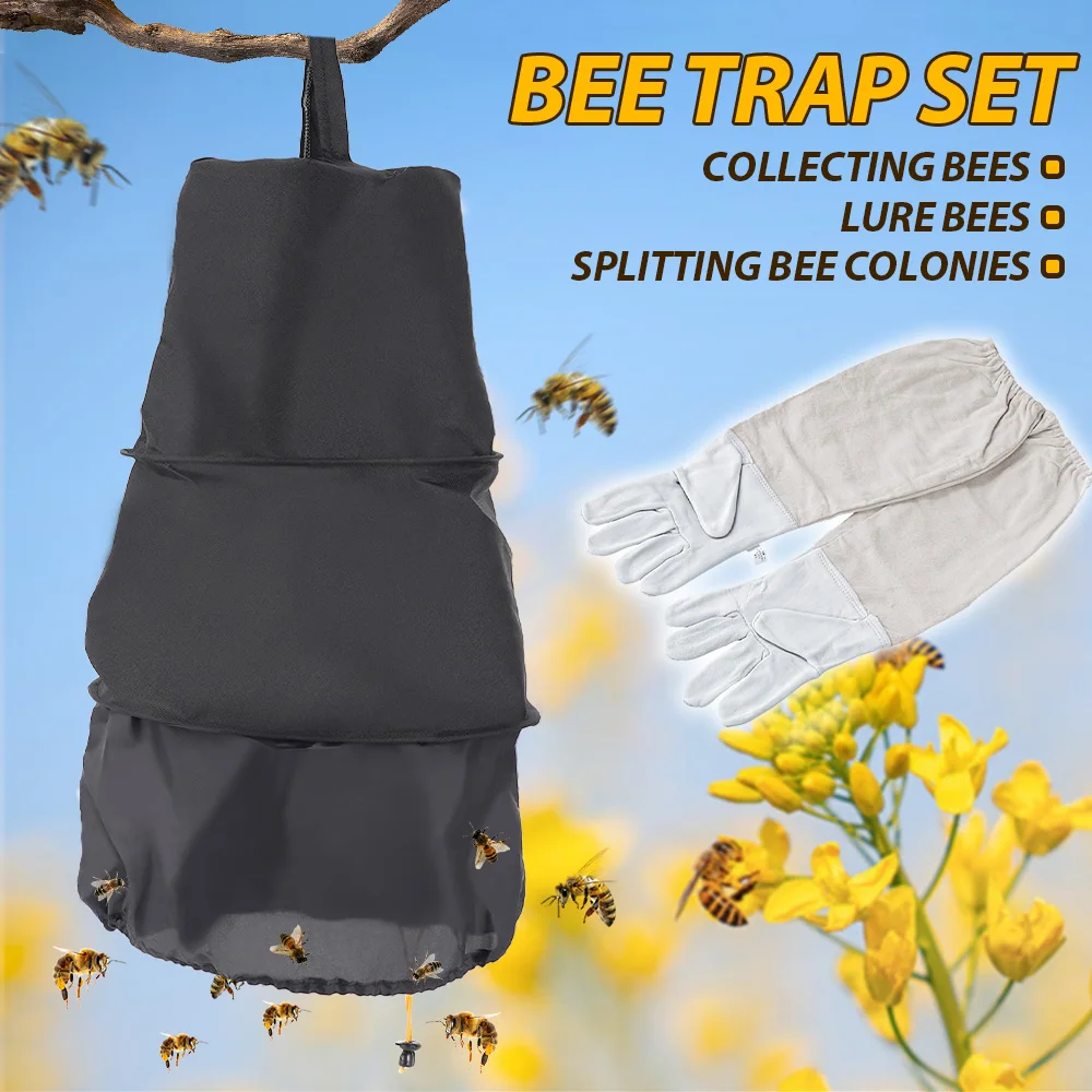 Beekeeper Tool 3 Layers Bee Cage Swarm Trap Swarming Catcher Wild Bee Catching Box Beekeeper Catching Tool Beekeeping Supplies