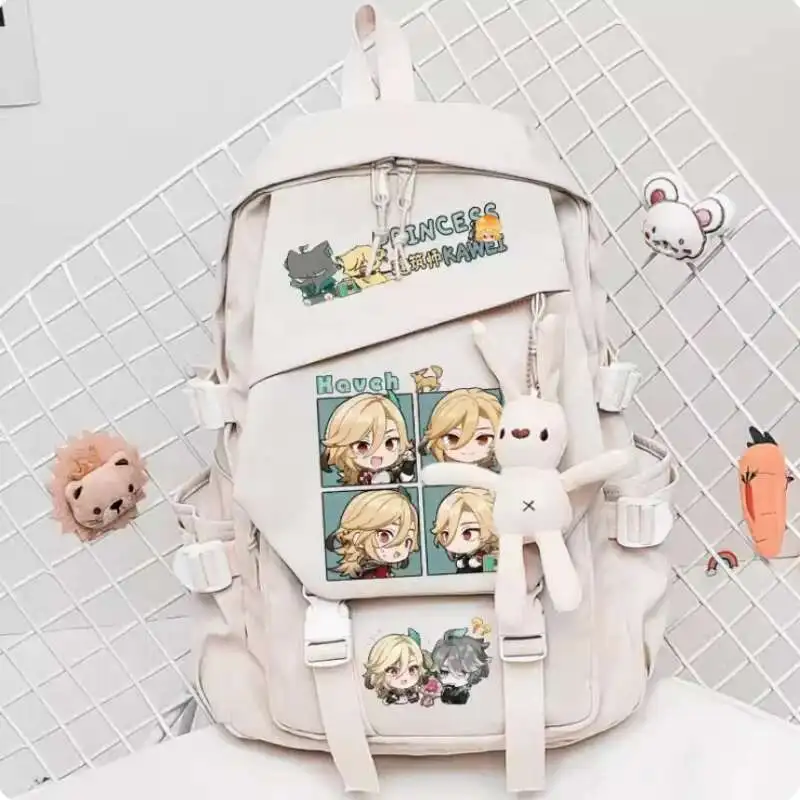 

Genshin Impact Kaveh Anime Schoolbag Backpack High-Capacity Shoulder Bag Cosplay Travel Student Teenager Gift B527 Anime