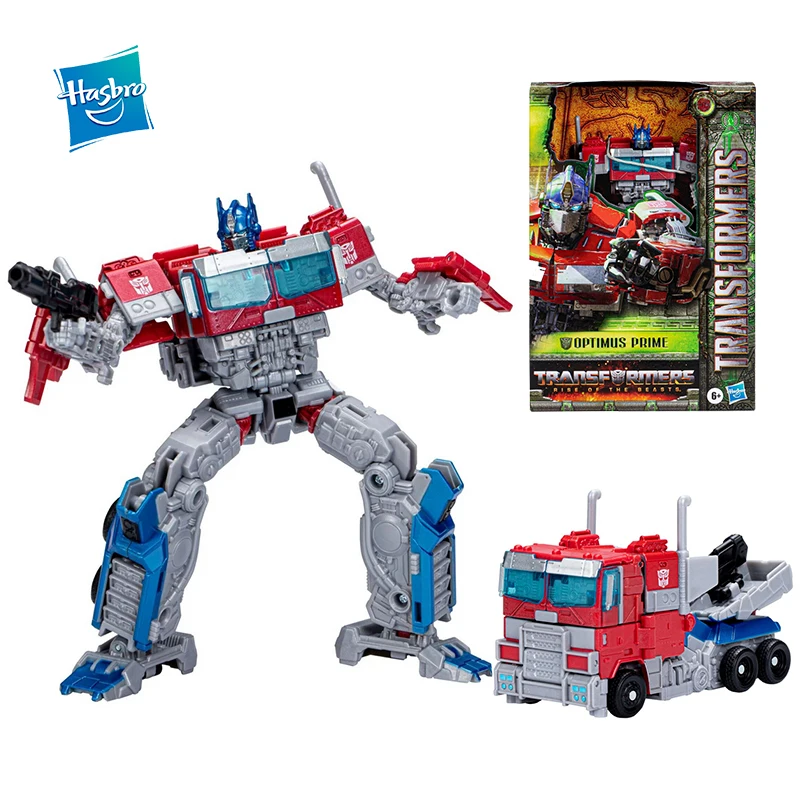 

In Stock Hasbro Original 18cm Action Figure Transformers Rise of the Beasts ROTB Voyager Optimus Prime Model Toy Gifts