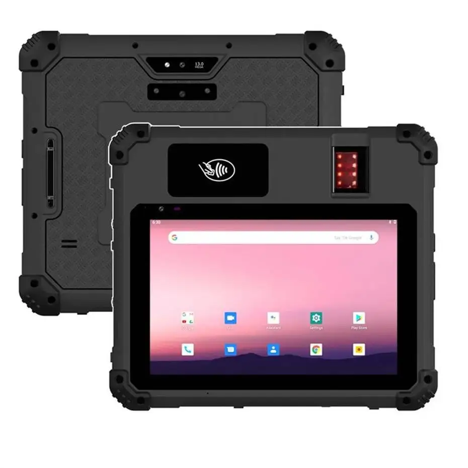 Heiße Verkäufe Industrielles, robustes Android-Tablet 8 Zoll 1000 Nits 4 g LTE Global Positioning System NFC RFID Reader Tablette