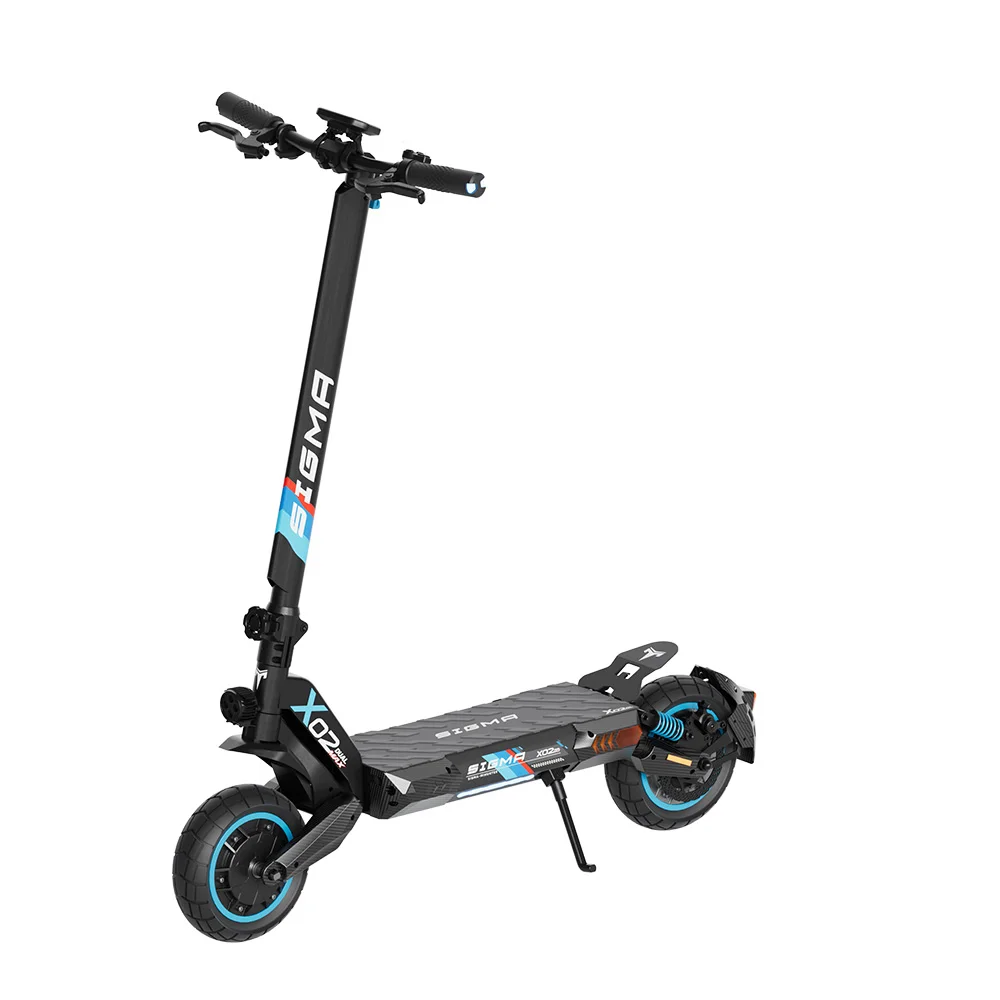Trottinette électrique pour adultes Sigma X02, batterie 48V18AH, trottinette électrique pliable, pneus de 10 pouces, trottinette électrique tout-terrain