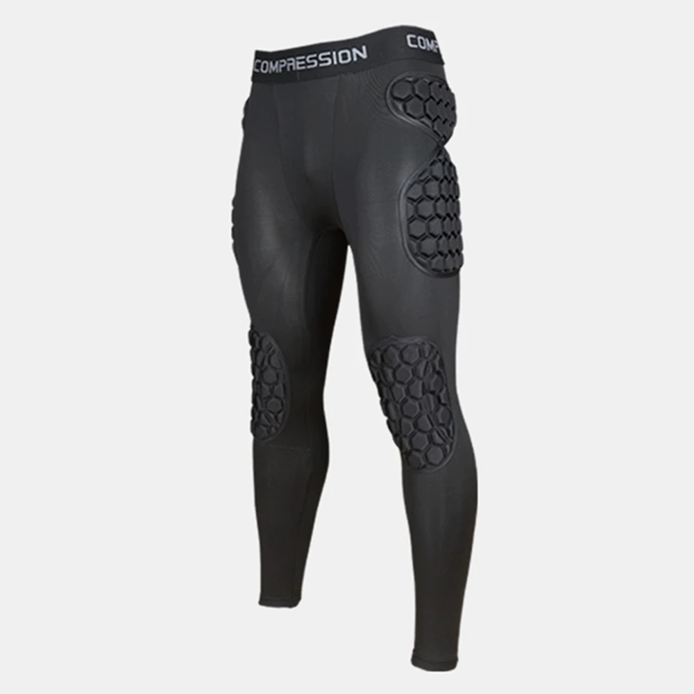 Men Soccer Goalkeeper Training Pants EVA Thicken Sponge Protection Mens Football Rugby Knee Hip Pad Trousers Long Pant Leggings image 4