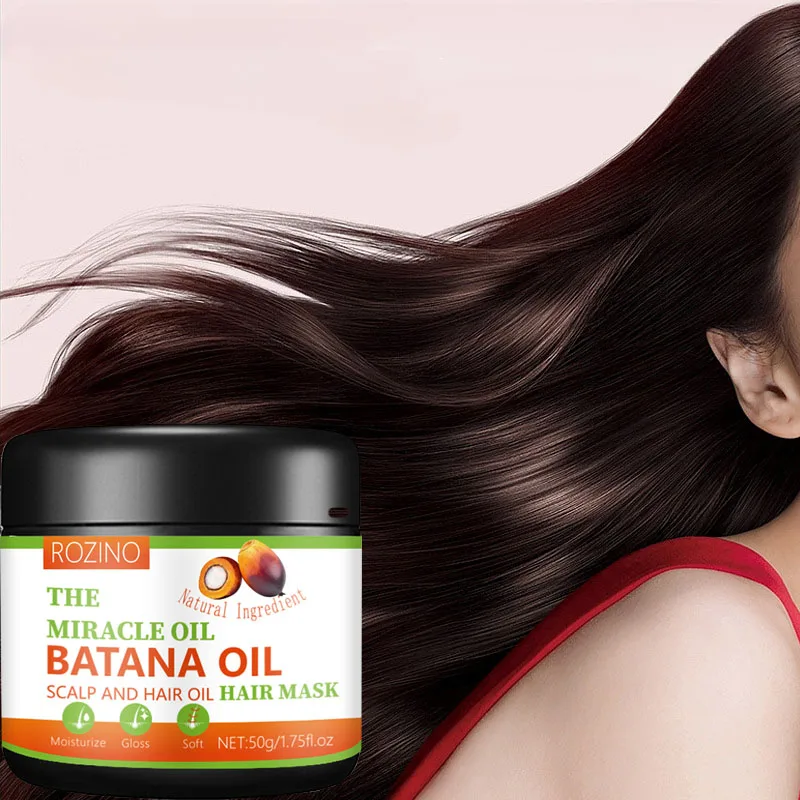 

BATANA OIL Hair Mask Repair Hot Dyeing Dry and Fury Hair Conditioner Moisturizing Smooth Strong and resistant to hair breakage