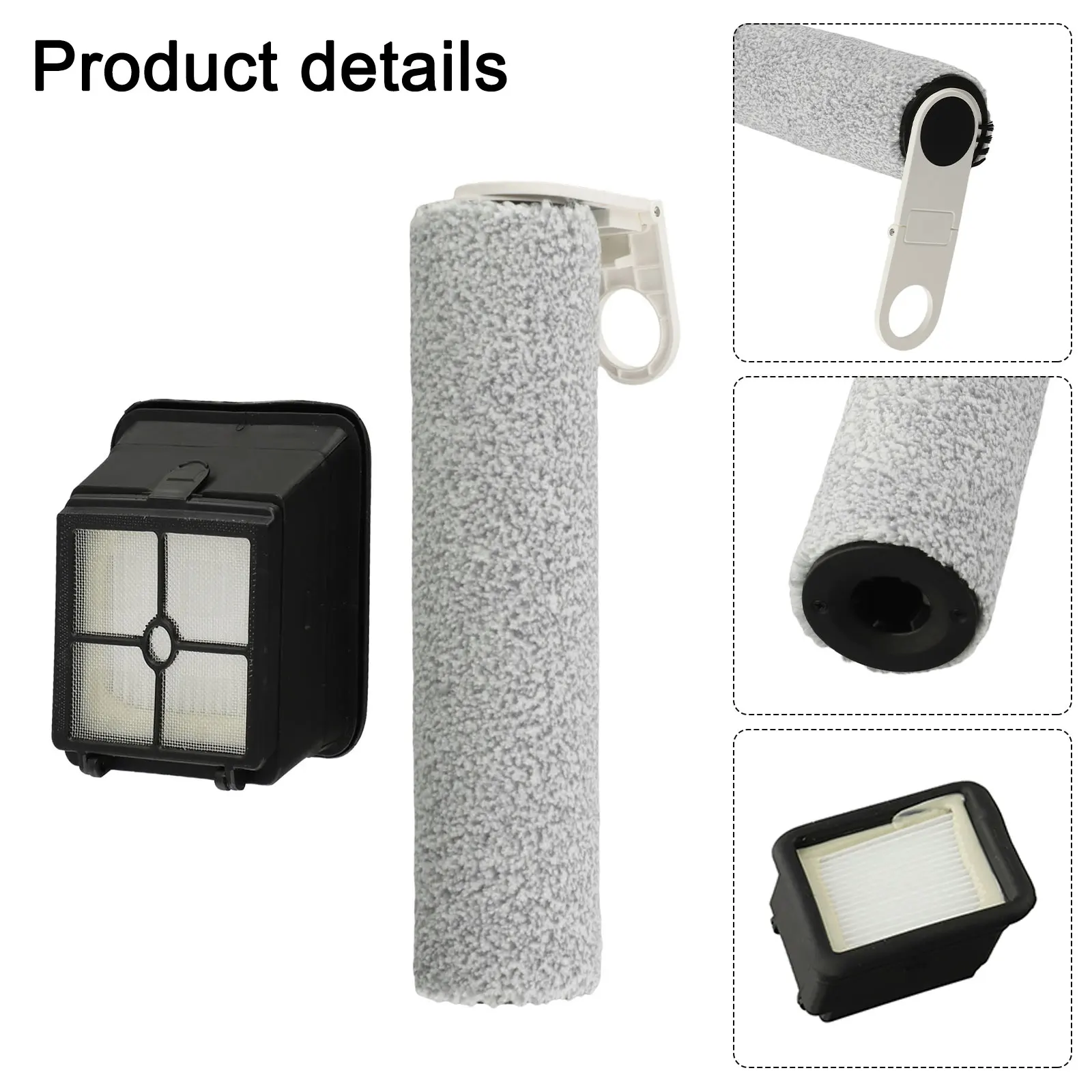 for lint Removal and Main Brush Filter Kit for Atvel for f16 Cordless Wet/Dry Vacuum Cleaner Perfect for Household Use
