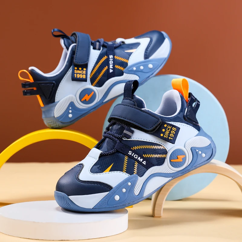 

Детские кроссовки для бега, дышащие спортивные тренировочные кроссовки, уличные нескользящие кроссовки для мальчиков и девочек, детские кроссовки для ходьбы