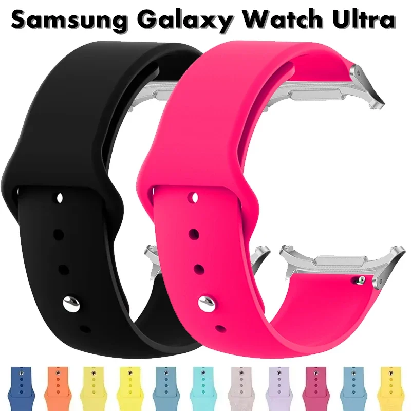 

Strap For Samsung Galaxy Watch Ultra Smartwatch Silicone Belt Wristband Bracelet Galaxy Watch 7 Ultra 47mm Band