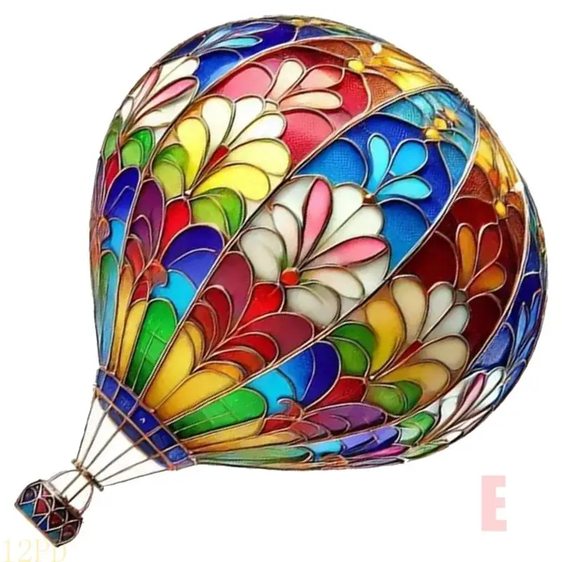 12PD Festives Acrylic Hot Air Balloon Ornaments Weatherproofed For Children Room Themed Parties Celebration