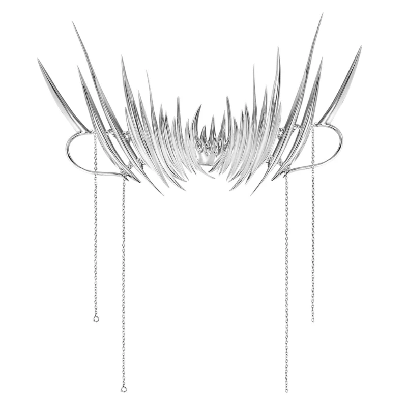 

Металлическая маскарадная маска, привлекательная вечеринка, защитная маска для лица, украшение для губ, крышка для лица