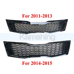 Kamshing Front Bumper Grill Mask Radiator Grille For Kia K5 Optima 2011-2015 Racing Grills Black