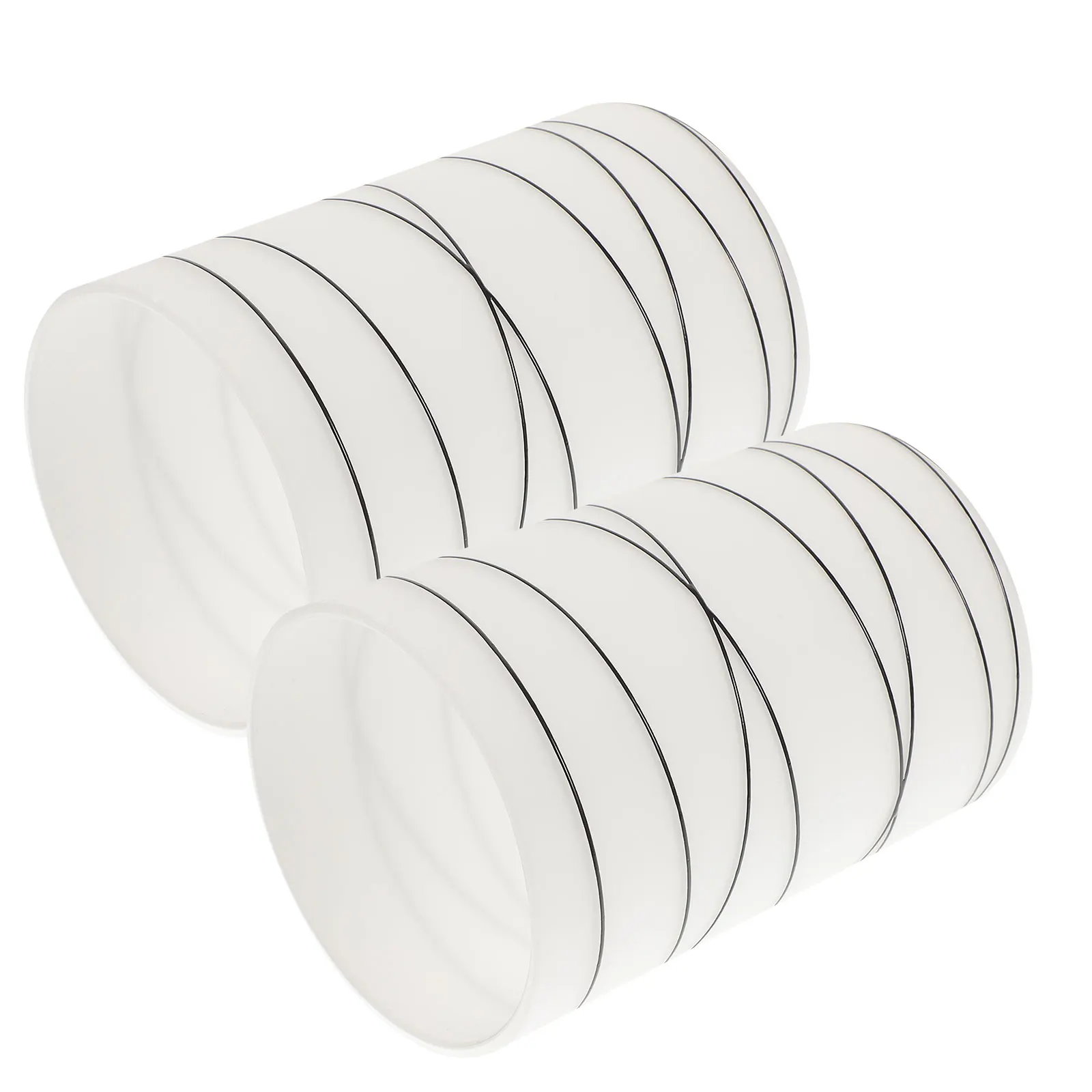 

2Pcs Straight Tube Glass Lampshades for Pendant Light Fixtures Replacement Covers Softens Light Ideal Home Cafe Bar Decor E27