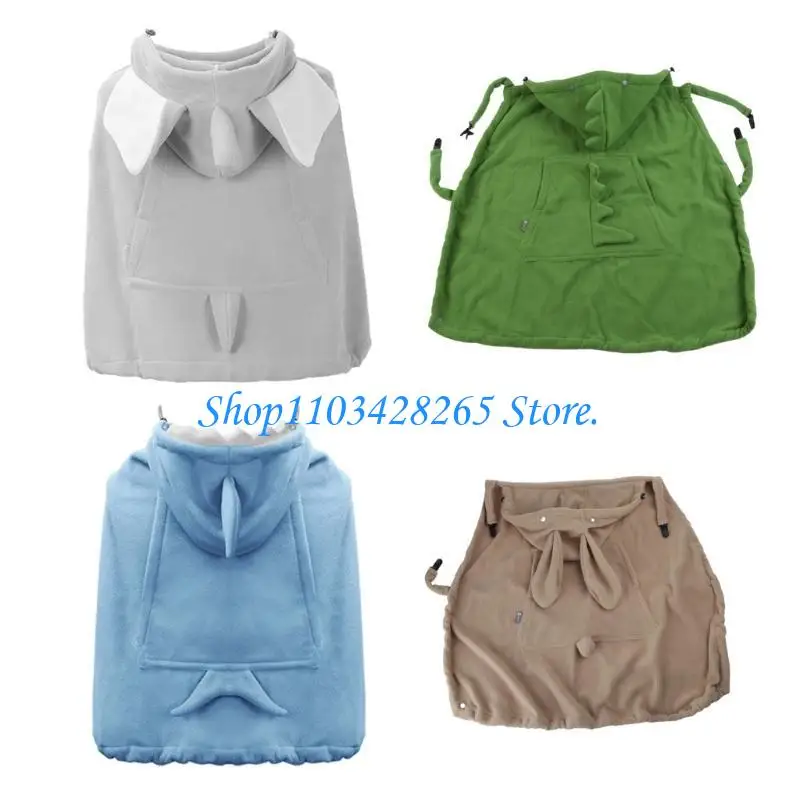 

Multifunctional Baby for Carrier Cover Hooded Cartoon Cloak Windproof Thicken G2TE