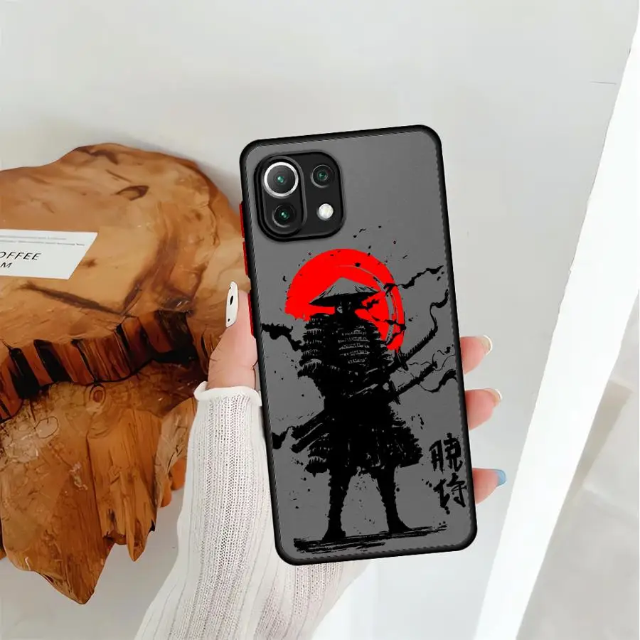 غطاء خلفي للهاتف لهاتف Xiaomi Mi 11T Pro 11 Lite فنون الساموراي القتالية اليابانية