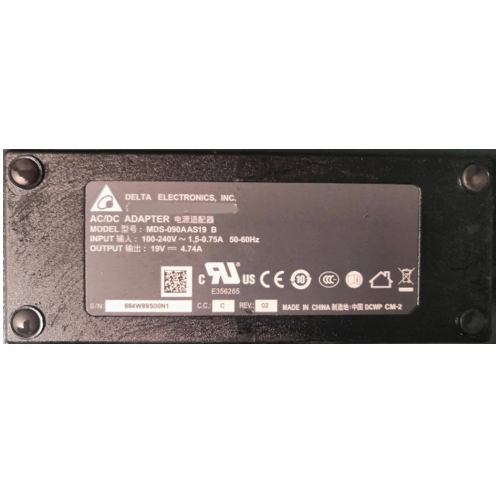 

For DELTA MDS-090AAS19 B Power Adapter 3-Pin Plugs