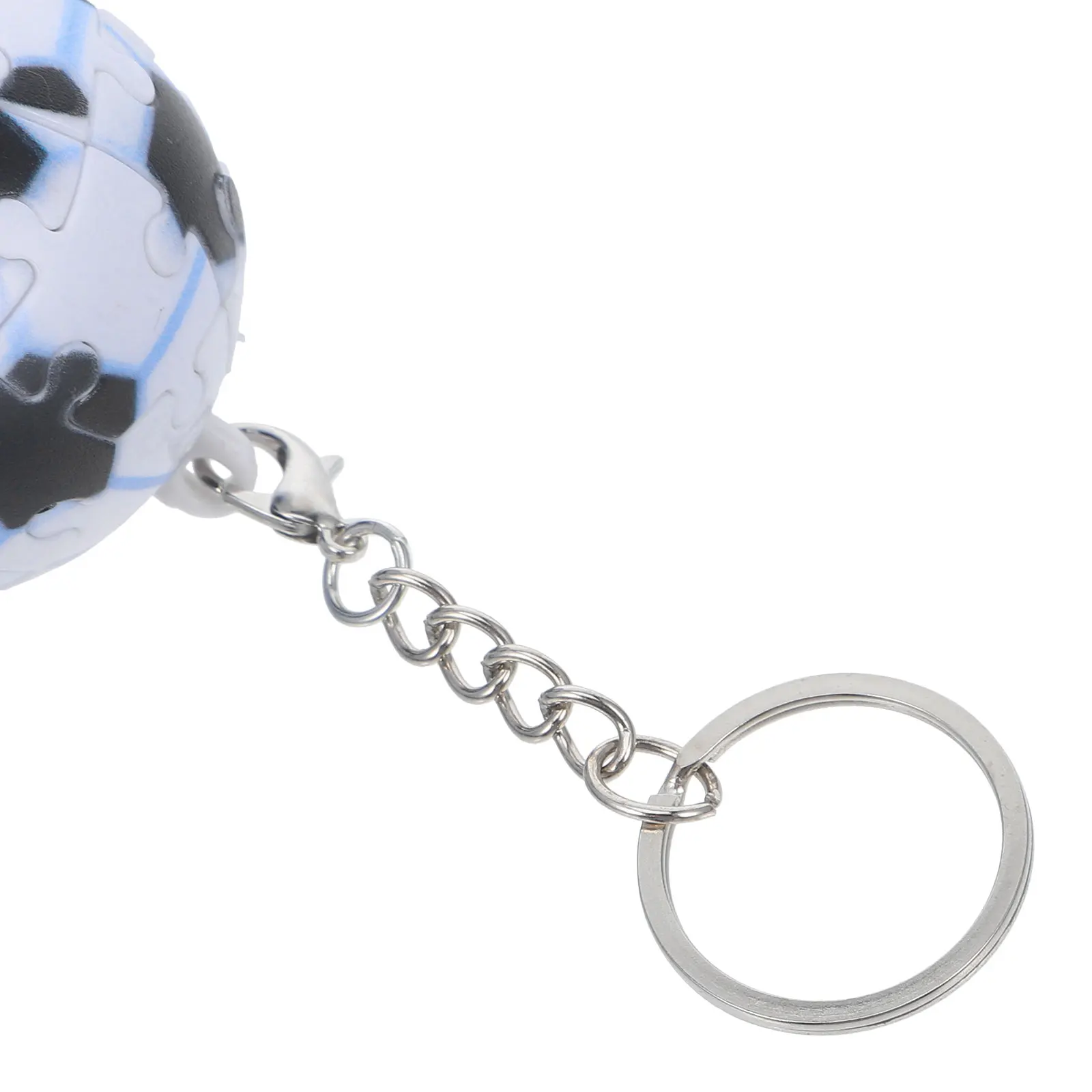 

Detachable 3D Puzzle Sports Ball Mini Keychains For Boys Adorable Ball Design Key Ring Backpack Hanging Ornament Creative