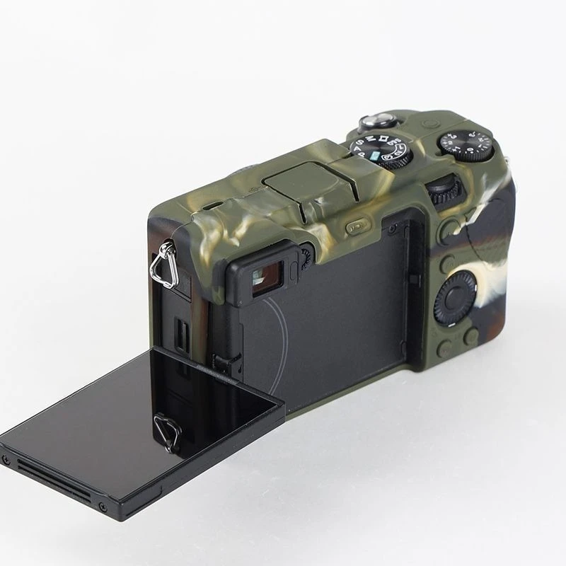 Camera protective cover For Sony A7C silicone cover special soft silicone camera bag anti-drop + 1PCS free tempered film