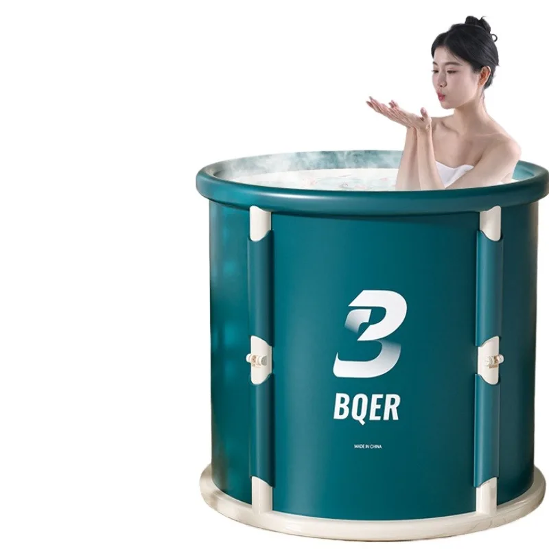 

Adults Children Portable Collapsible Bath Bucket Bathtub Large Capacity Family Bathtub Bucket Full Body Shower Bathing