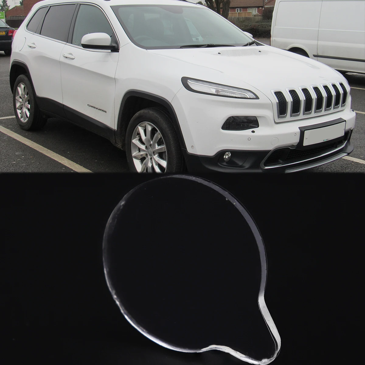 Rain Light Sensor Gel Pad For Jeep Cherokee KL MK5 Adhesive Film Silicone Cushion Windscreen Chip Repair Kit Multi-Purpose Tape