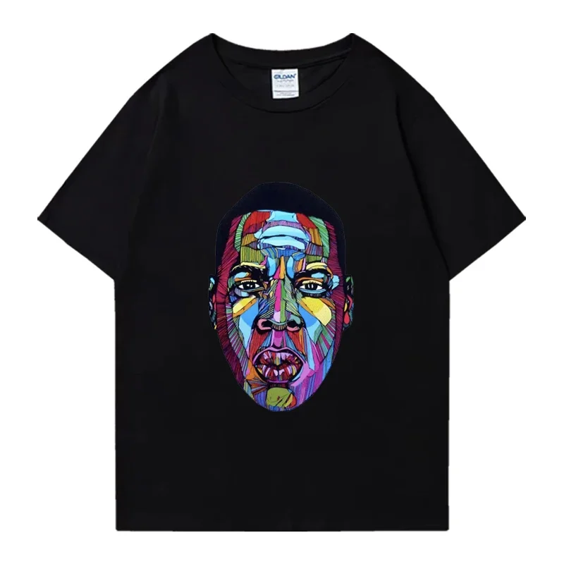 Hot sale JAY-Z Graphics print T shirts New Men Women vintage Hip Hop harajuku streetwear Unisex 100% Cotton short sleeve T-shirt