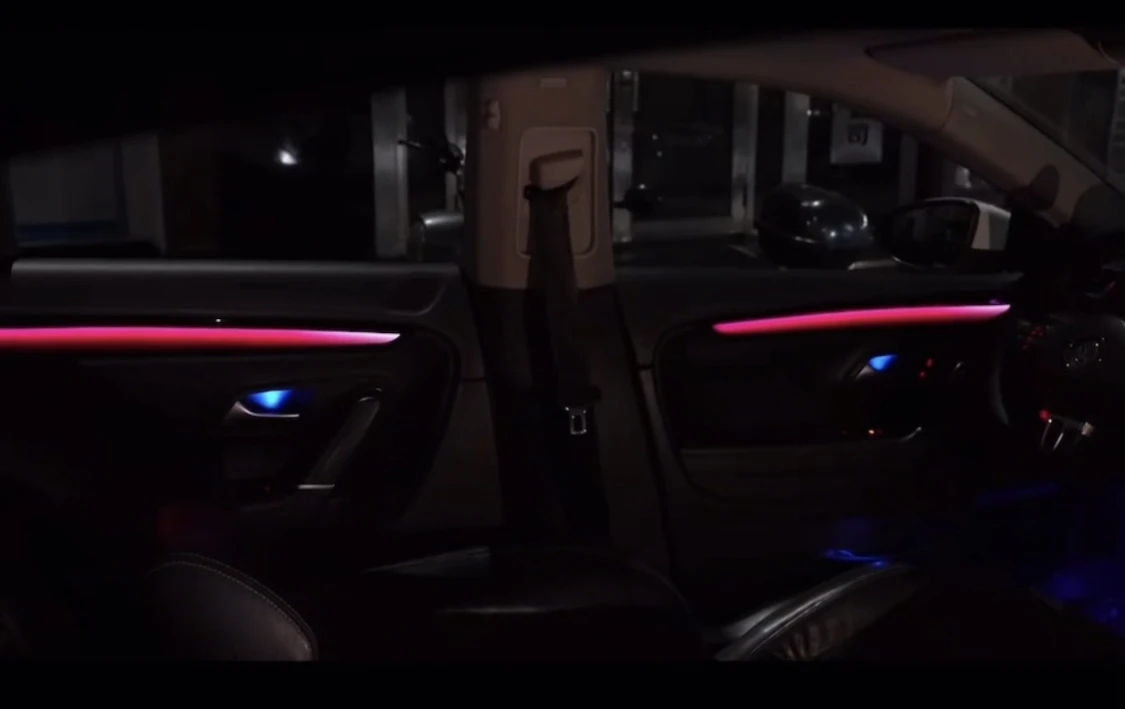 Overseas Version Car Interior Symphony Atmosphere Light Panel Modified Decor Accessories Fit Mid Size Sedan 2012-2018 view 4