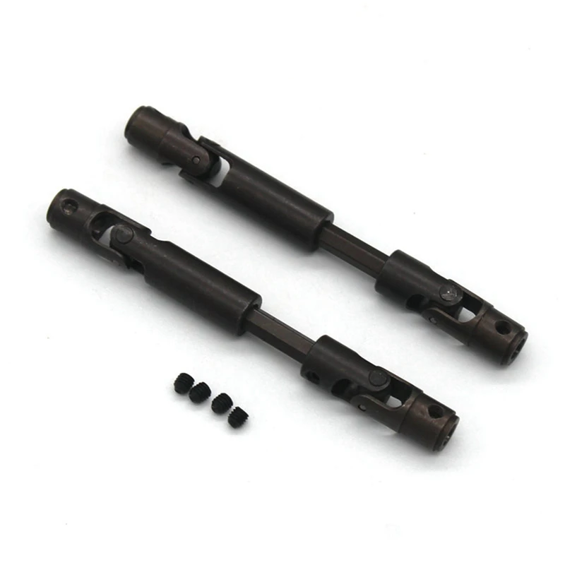 Metal Drive Shaft Driveshaft para RC Car, Peças Atualizações, Acessórios de Substituição, MN78, MN-78, MN 78, 1/12, 2Pcs